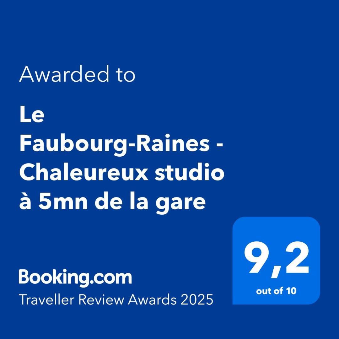 Le Faubourg-Raines - Chaleureux Studio A 5Mn De La Gare Dijon Exterior foto